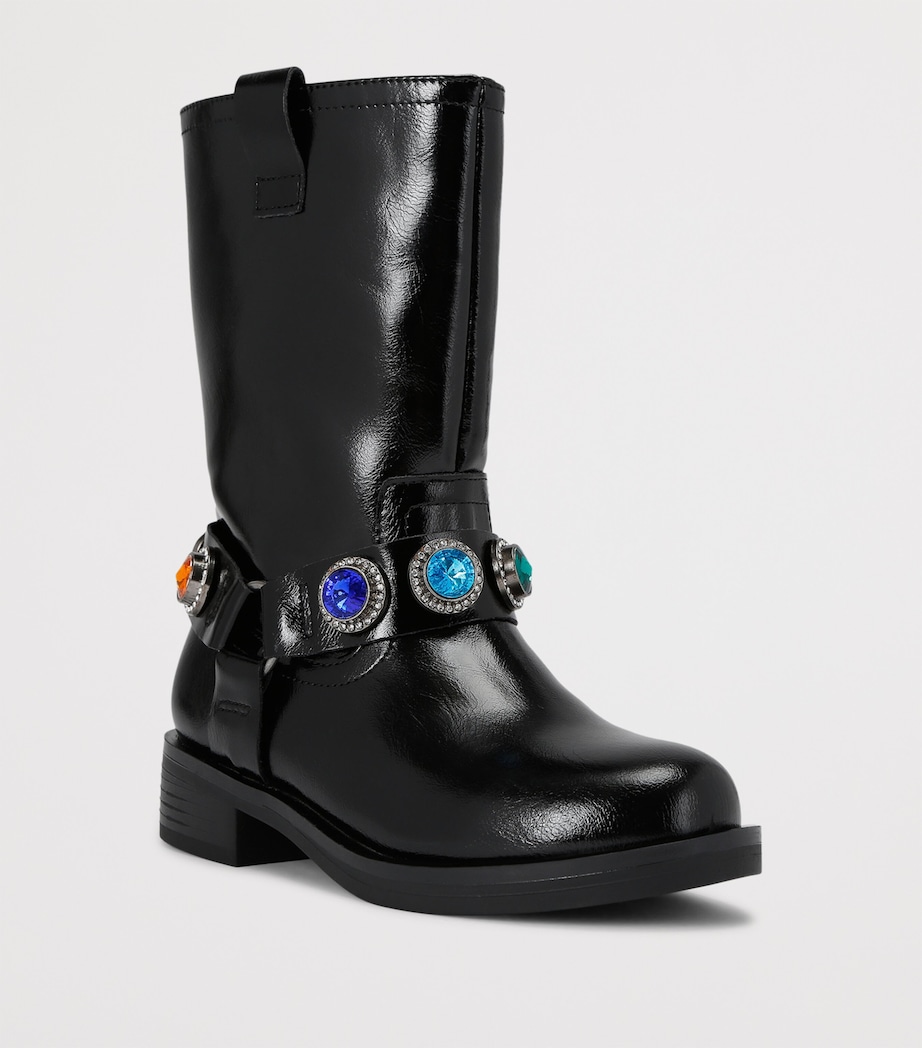 Leather Mini Octavia Boots MULT/OTHER Image 4