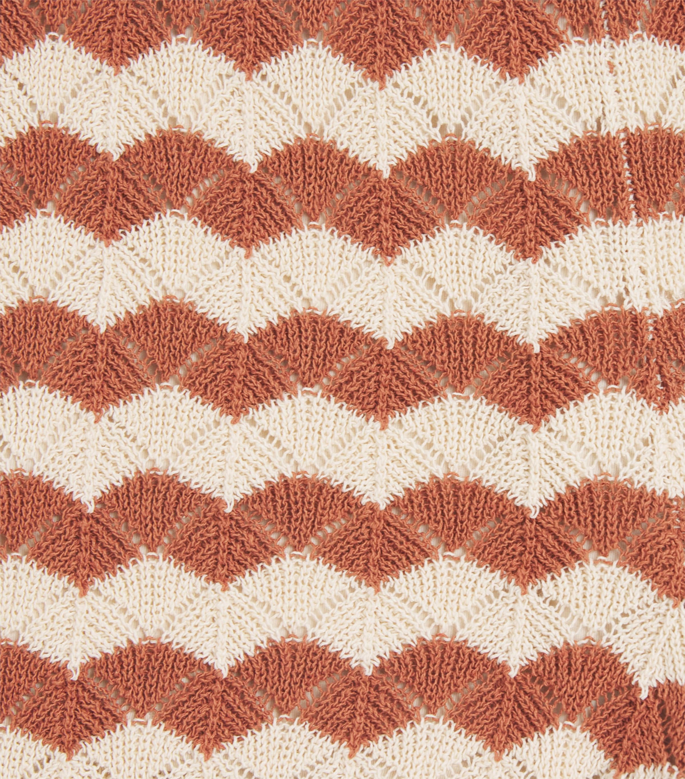 Zimmermann Kids Knitted Indra Shorts (2-12 Years) Tan/ecru Image 3