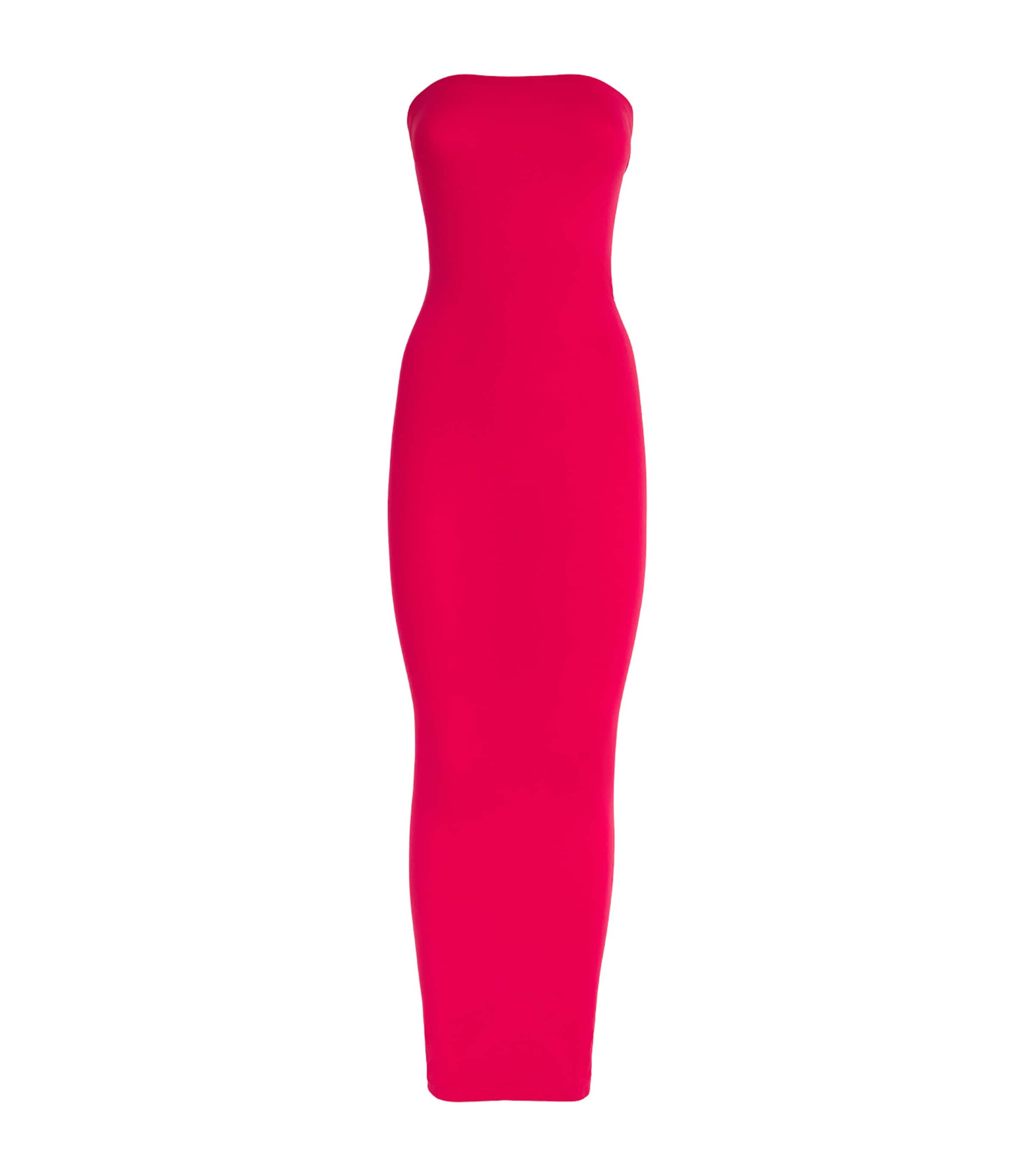 WOLFORD FATAL BANDEAU MAXI DRESS 