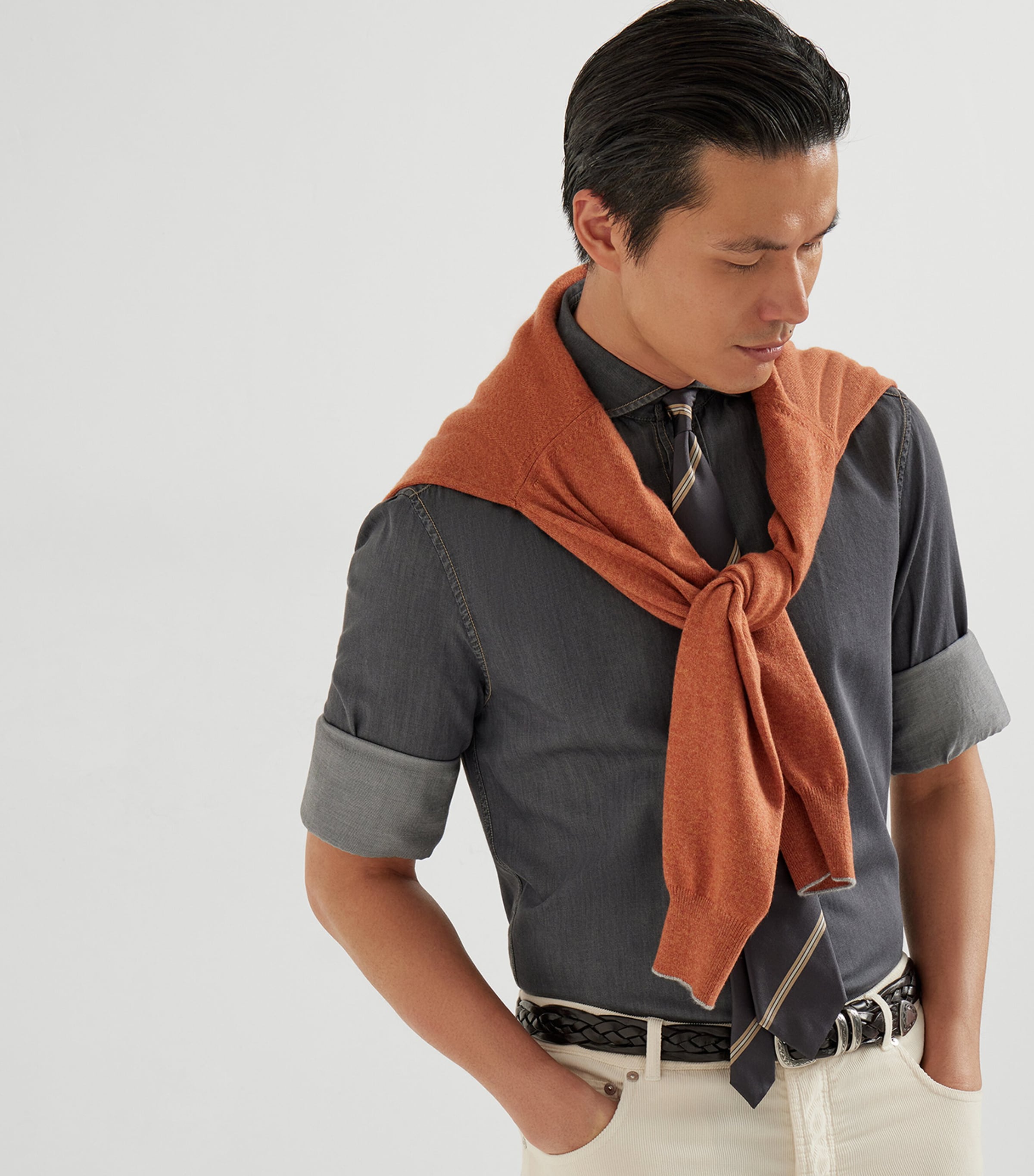 Denim Shirt CRE01 Image 3