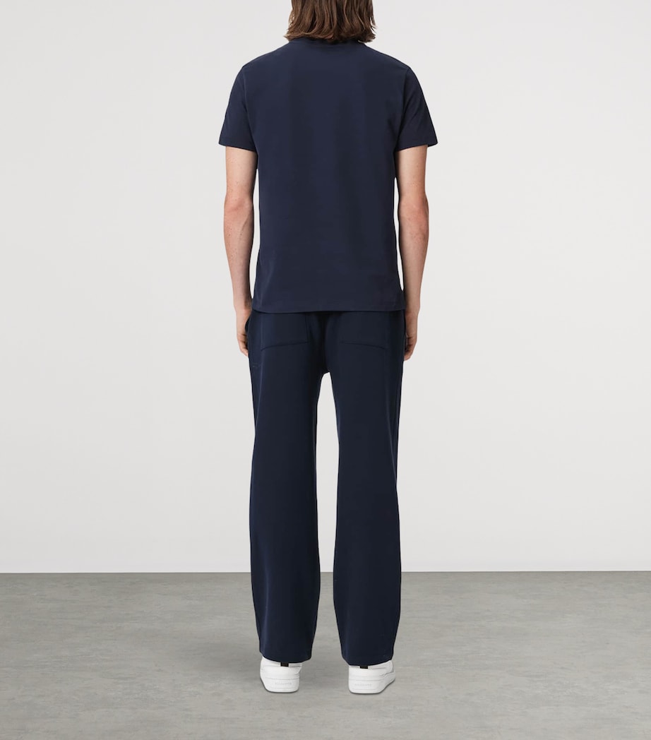 AllSaints Mens Asher Straight Sweatpants Sapphire Blue Image 5