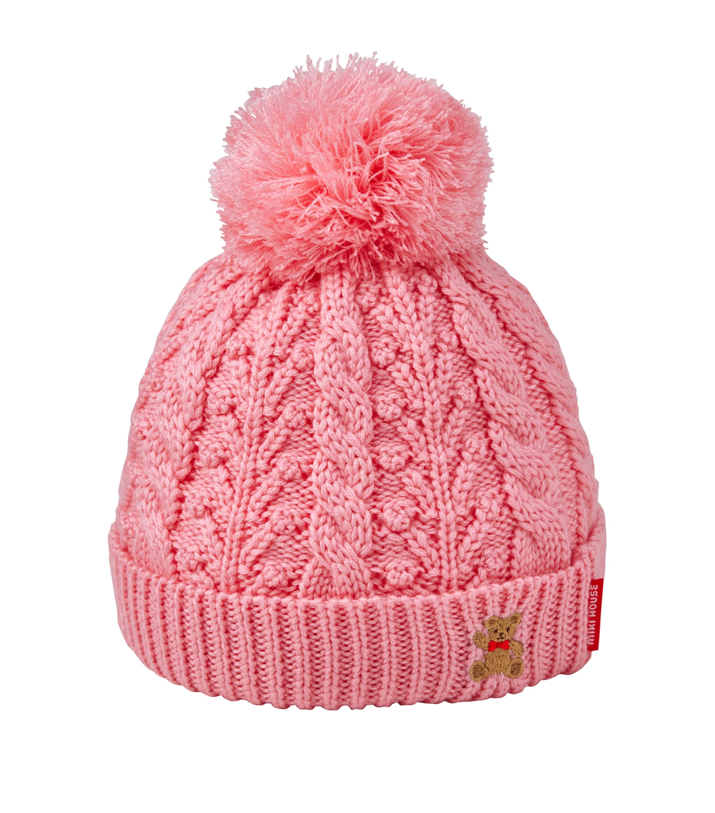 Miki House Kids' Wool-blend Beanie In Pattern