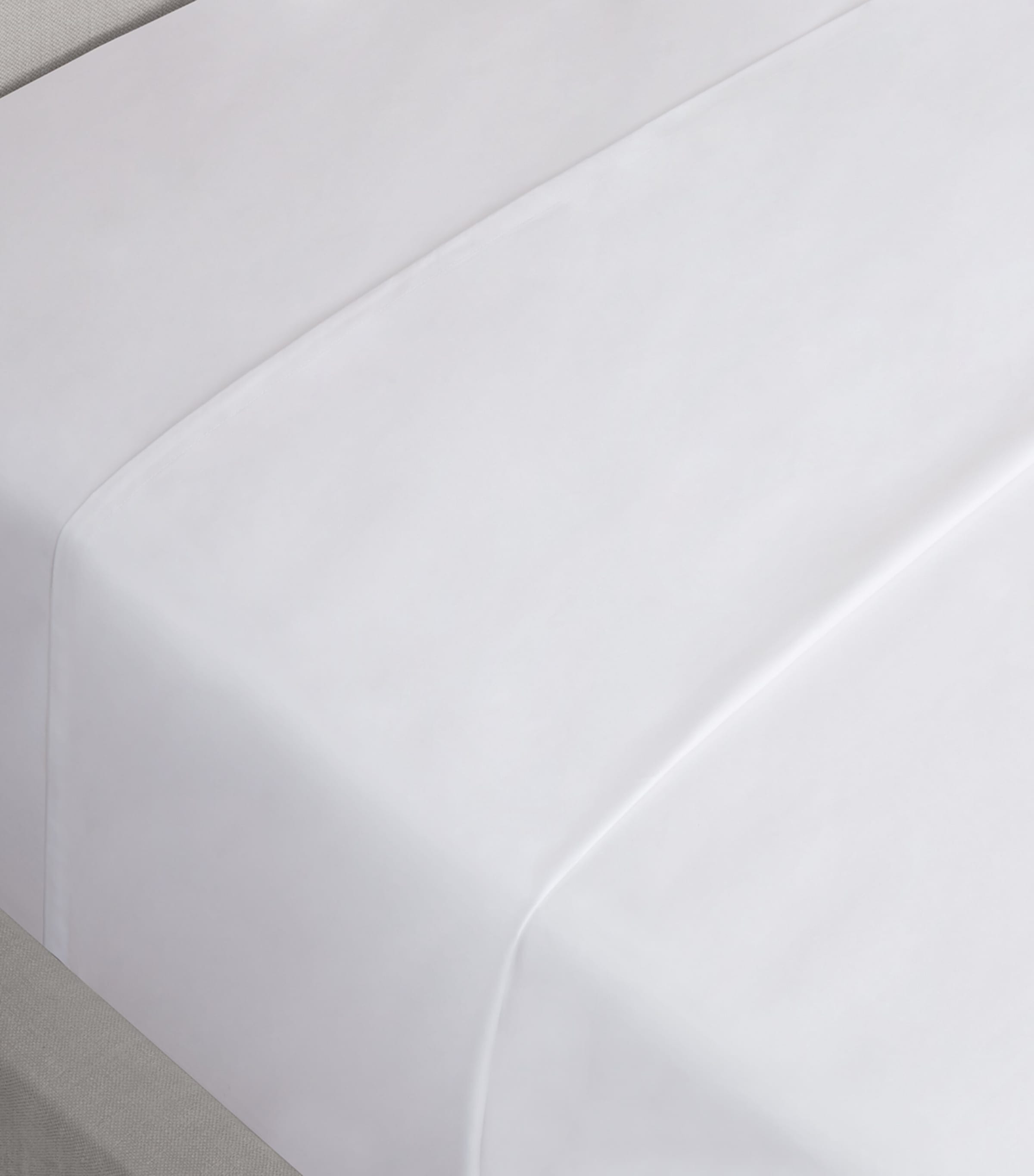 Triplo Super King Flat Sheet Set (270cm x 320cm) BE79  WHITESAVAGE Image 4