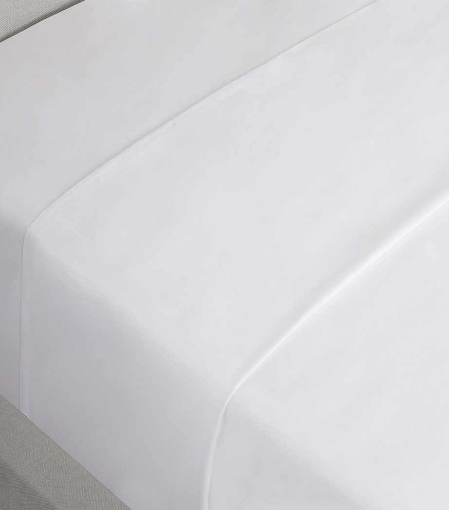 Triplo Super King Flat Sheet Set (270cm x 320cm) BE79 WHITESAVAGE Image 4