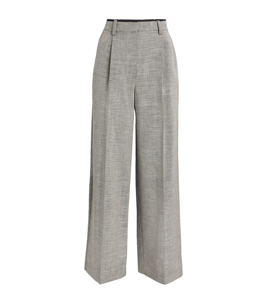 Wide-Leg Tailored Trousers GREY Image 1