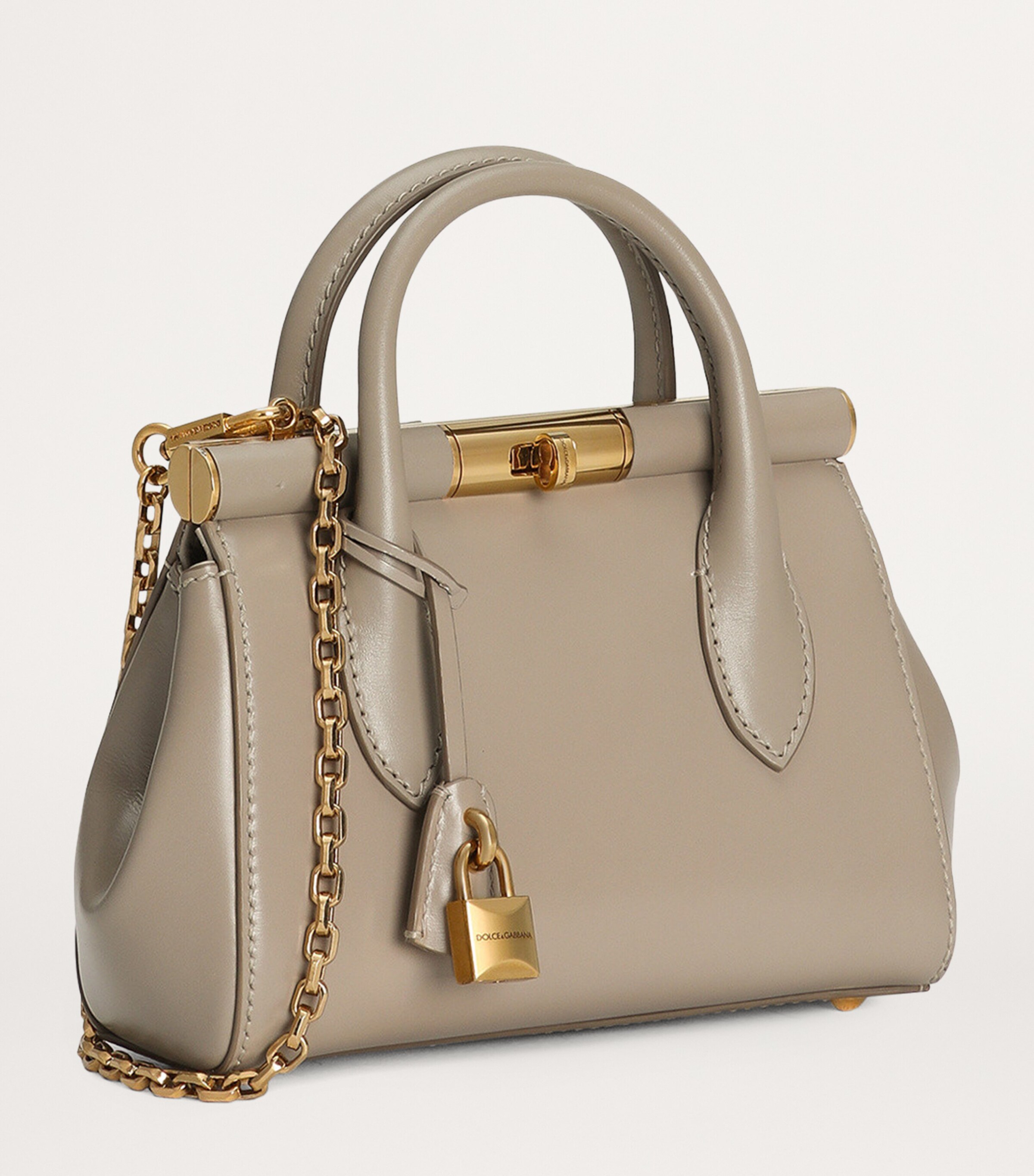 Leather Top-Handle Bag 8I399-TALPA Image 7