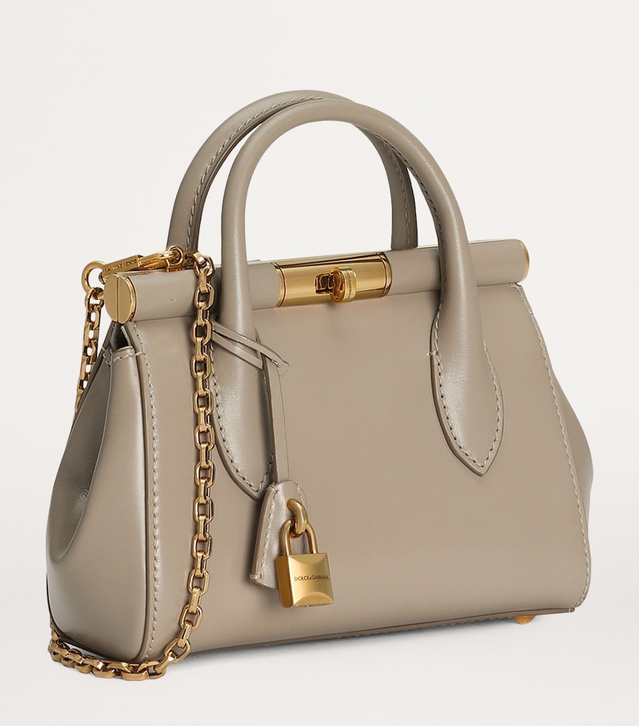 Leather Top-Handle Bag 8I399-TALPA Image 7