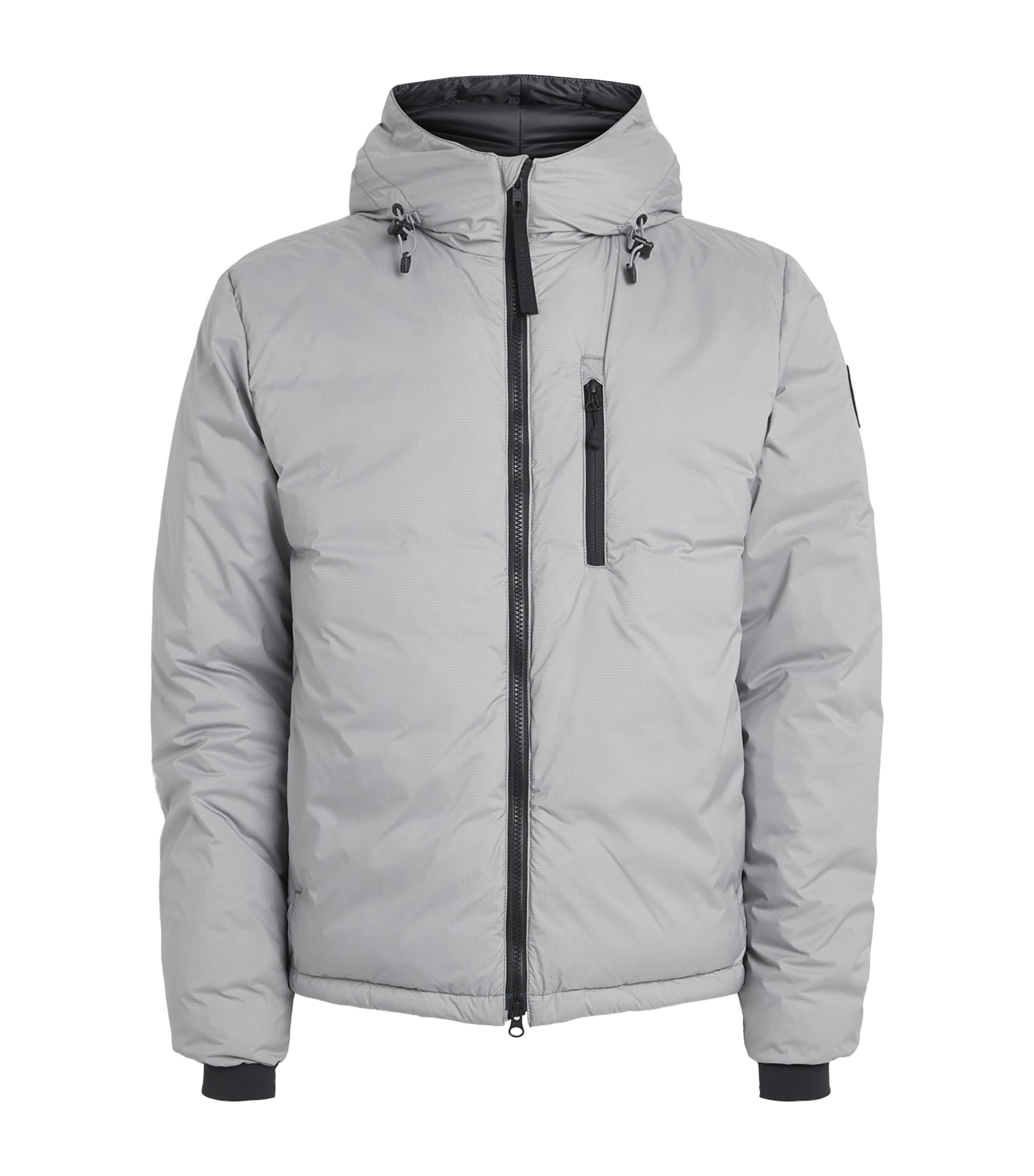 Canada Goose Mens Lodge Hooded Jacket Stratus Grey Image 1