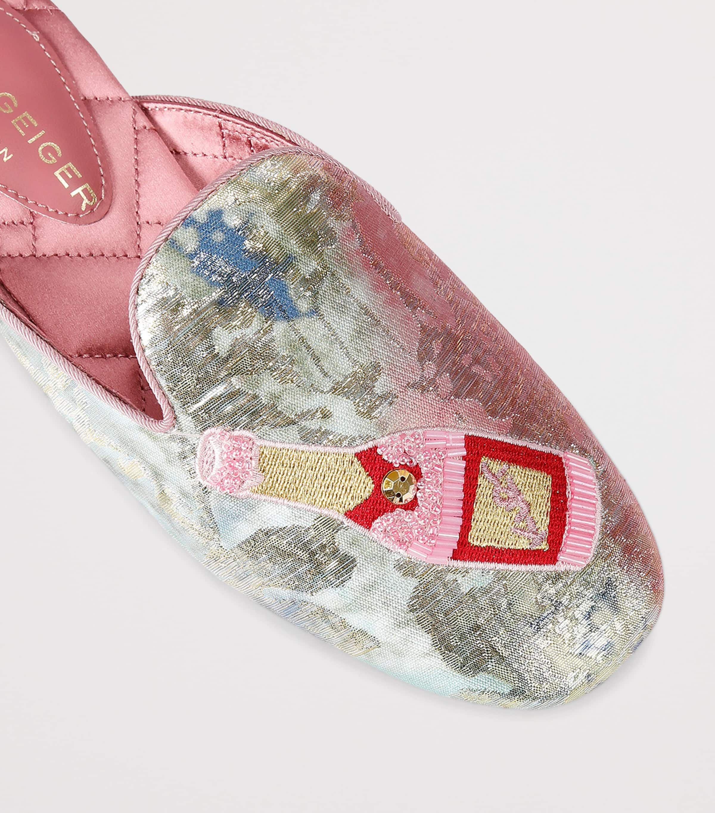 Kurt Geiger London Embroidered Slippers Other Image 3
