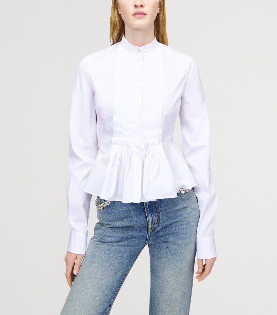 Cotton Pleated Blouse 9000 Image 5