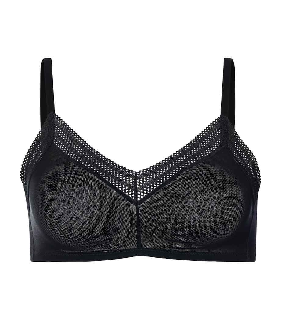 Hanro Womens Orea Soft Cup Bra Black Image 1