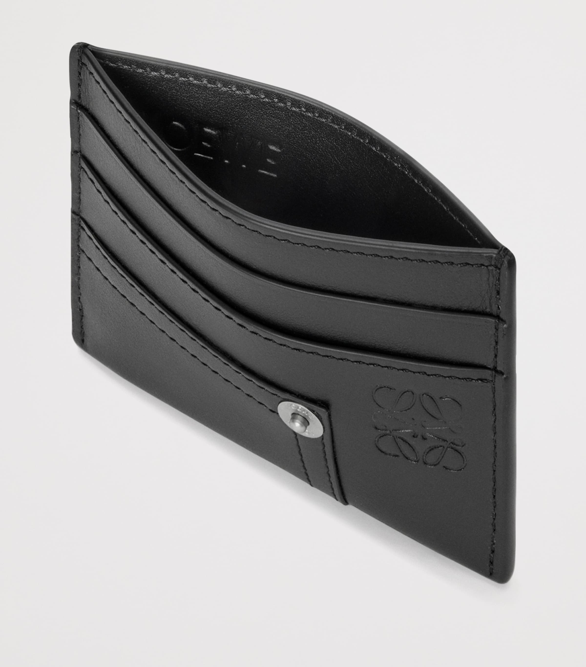 Calfskin Panta Card Holder BLACK Image 3