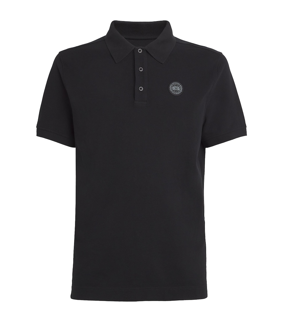 Cotton Logo Beckley Polo Shirt BLACK.61 Image 1