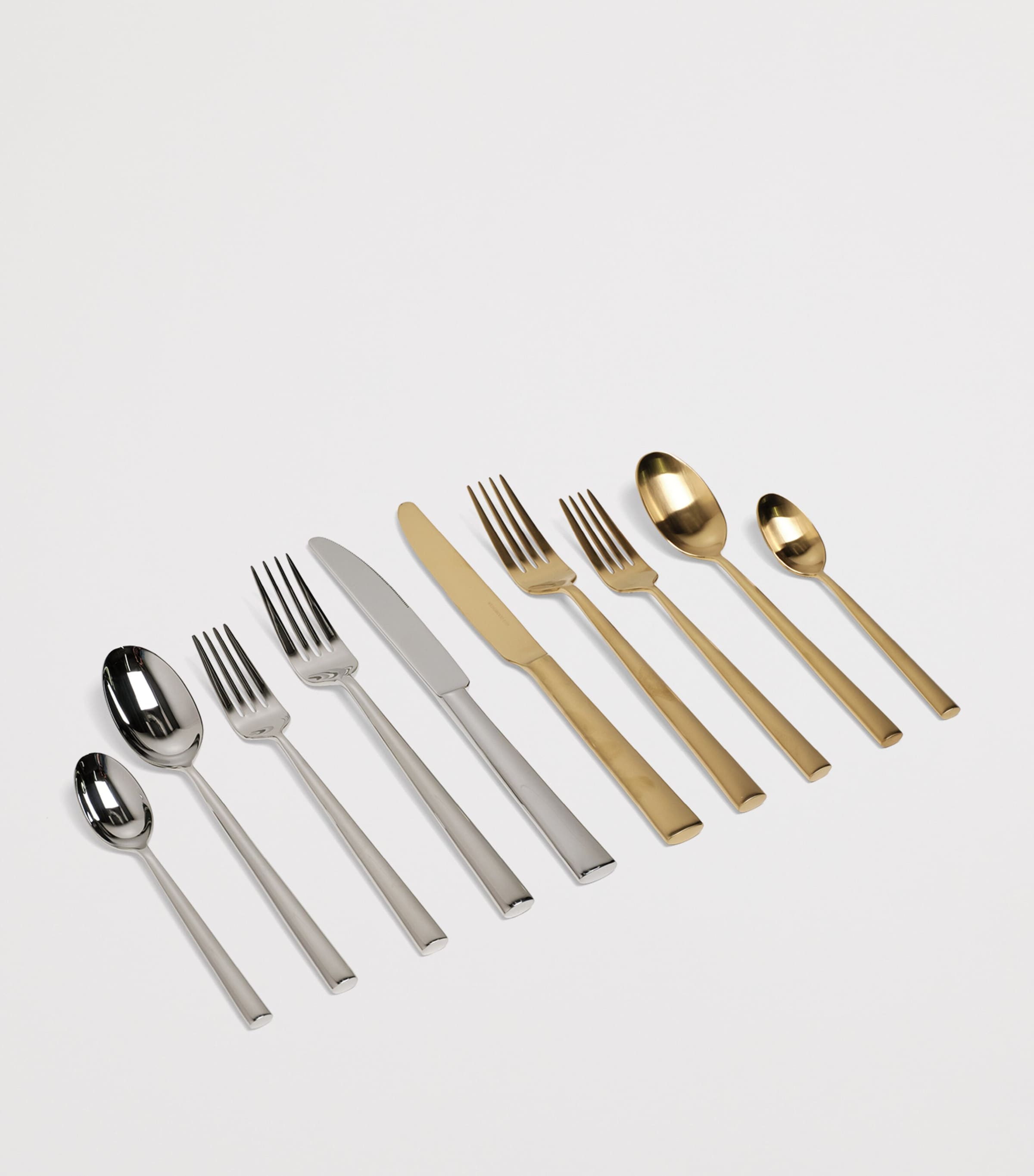 Stainless Steel Teaspoons (Set of 2) SILVER Image 4