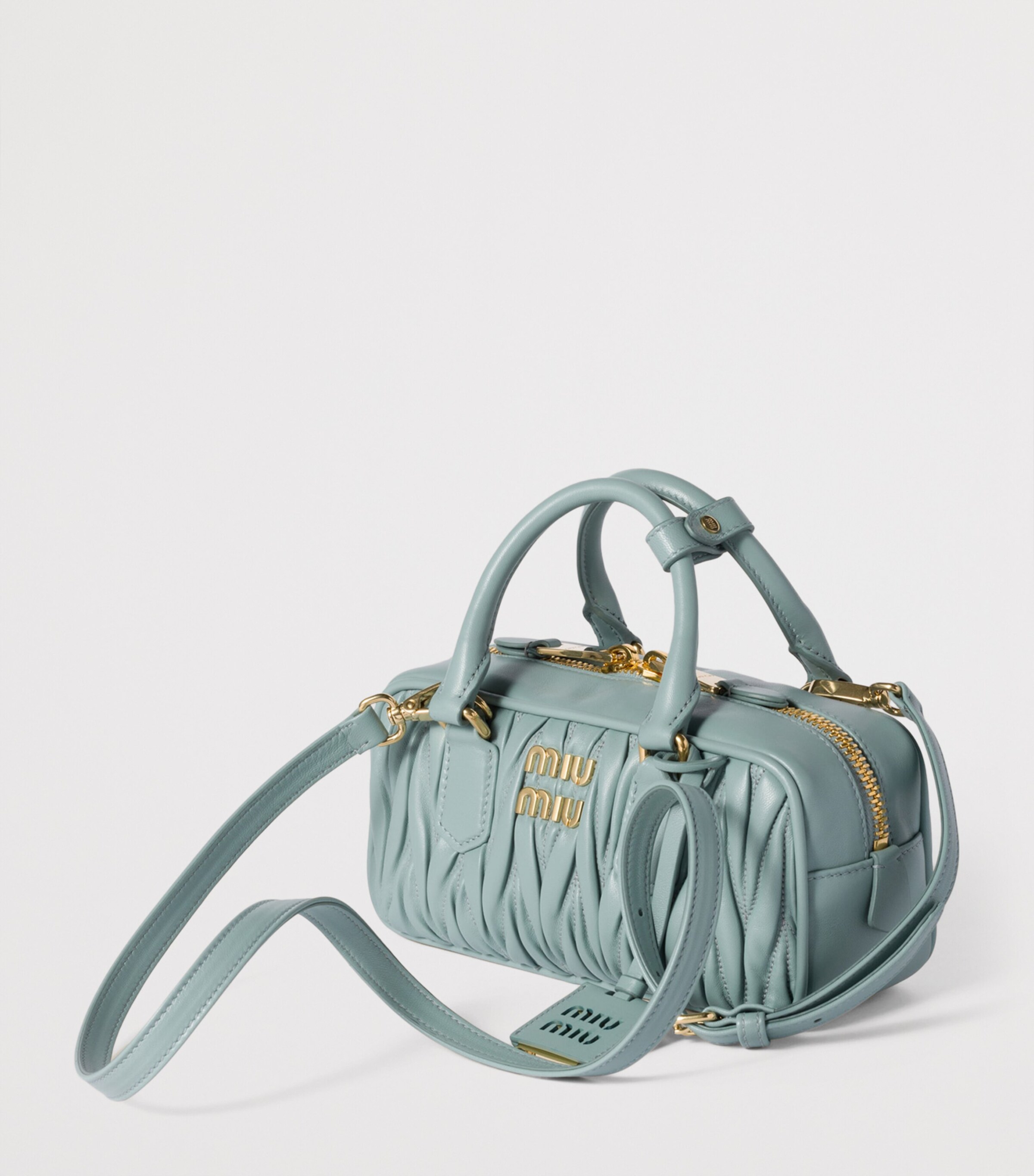 Matelassé Leather Arcadie Top-Handle Bag F0035 Image 3