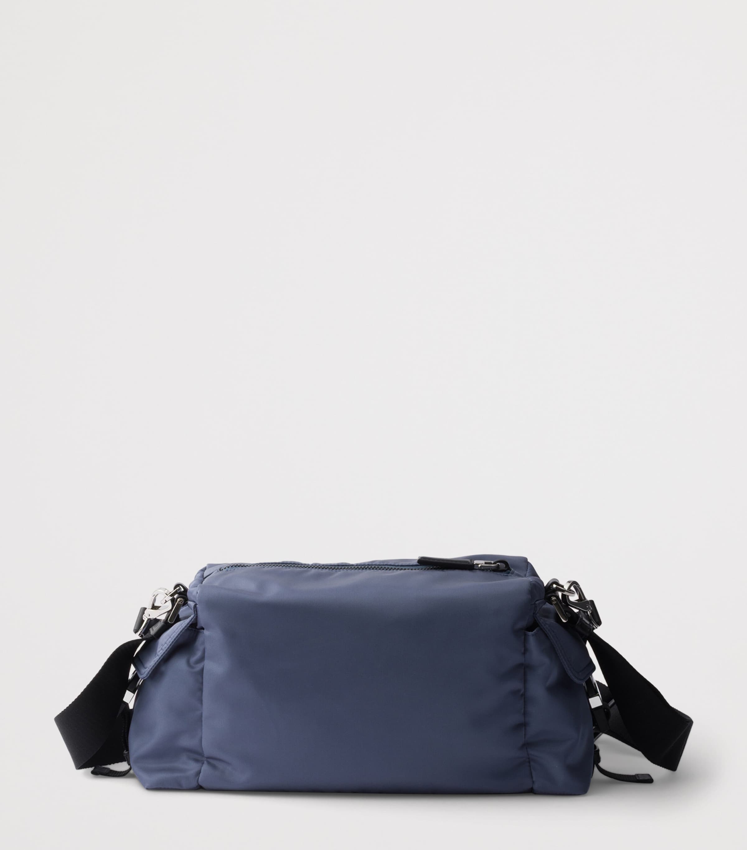 Prada Re-Nylon-Leather Explore Messenger Bag Blue Image 4