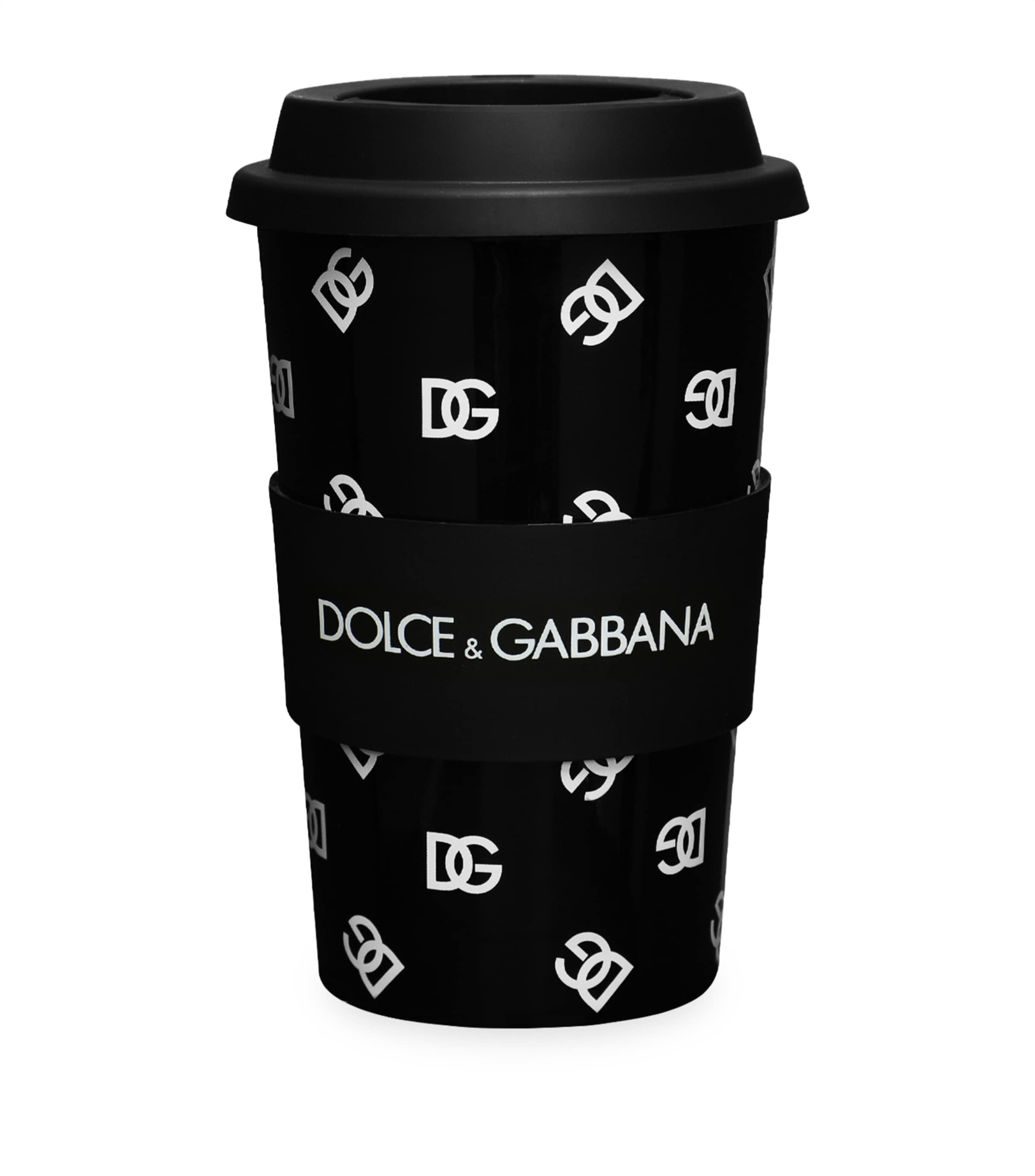 Shop Dolce & Gabbana Casa Ceramic Dg Logo Travel Cup