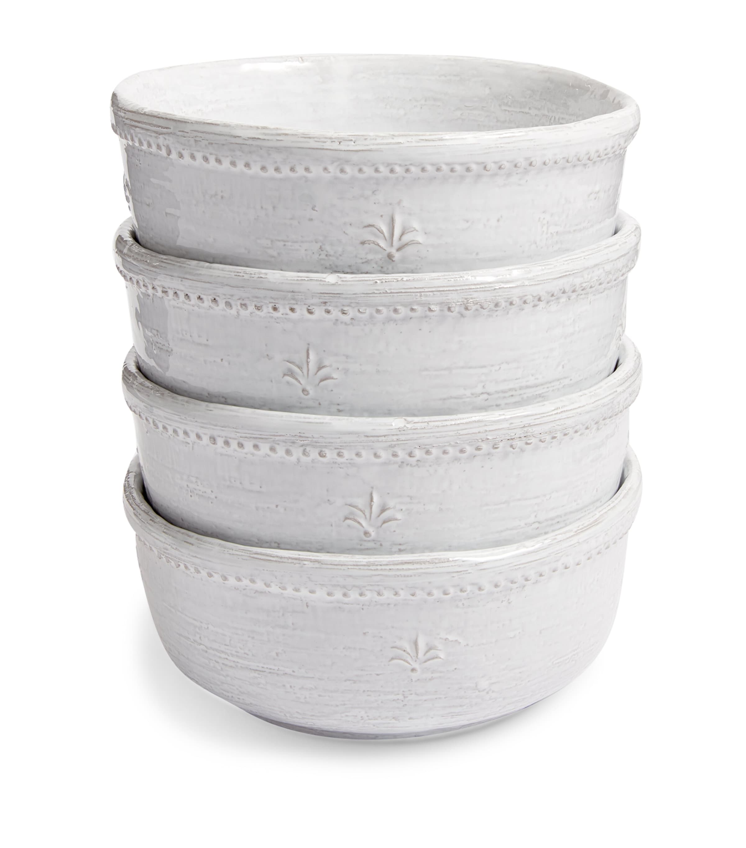 Soho Home Set Of 4 Hillcrest Cereal Bowls In White