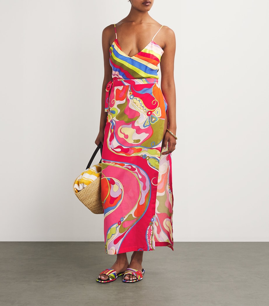 Cotton Orchidee Wrap Skirt 048 MULTICOLOR Image 2