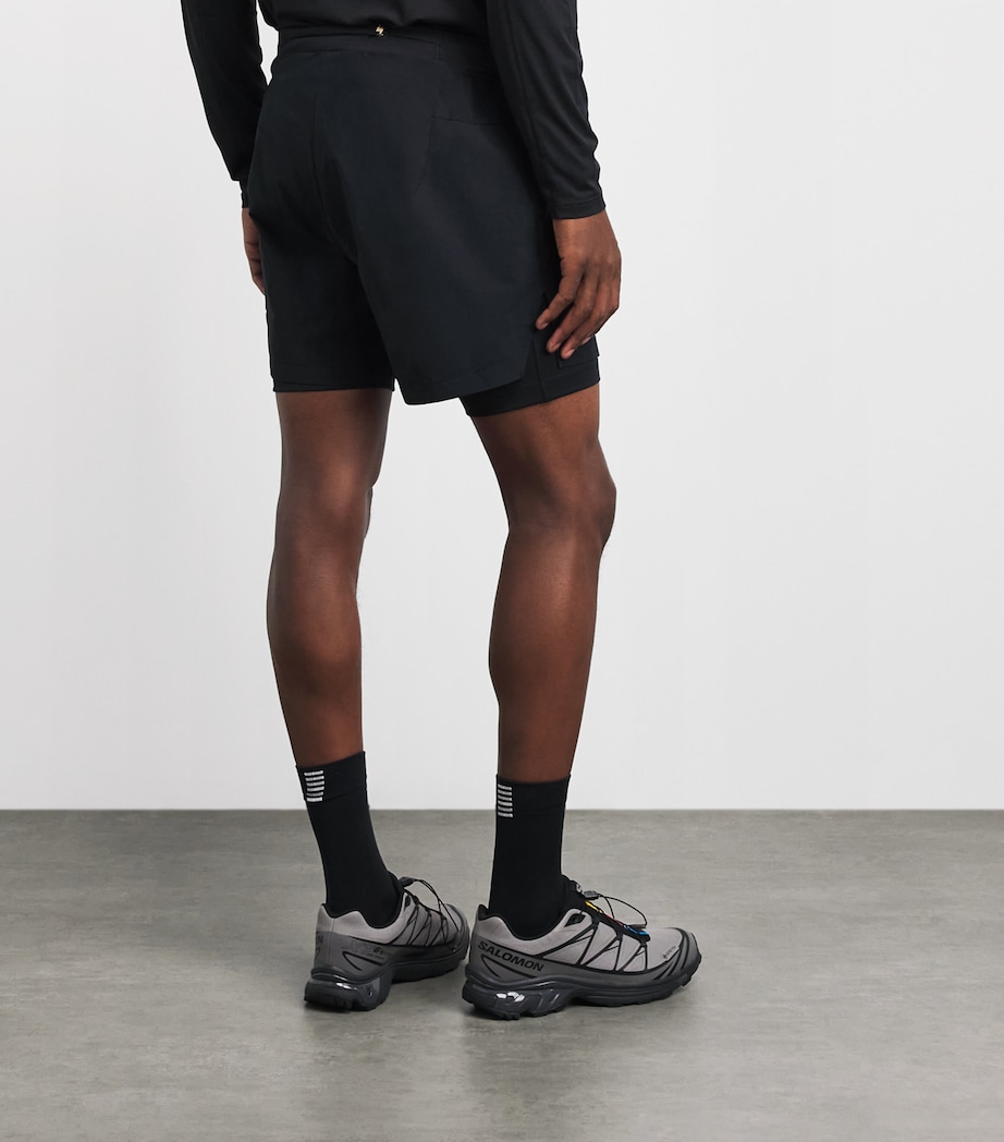 Houdini Mens Pace Split Running Shorts True Black Image 5