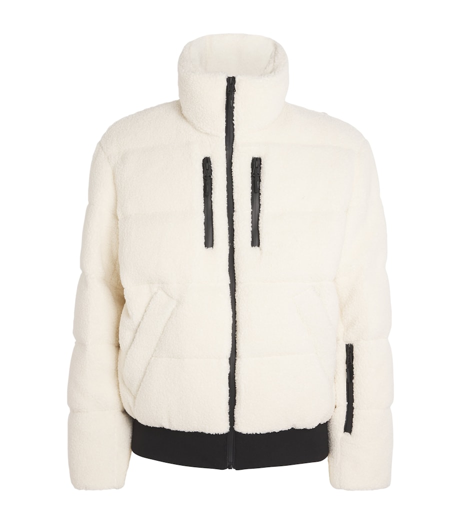 Fleece Shepard Down Teddy Jacket C0253 CREAM Image 1