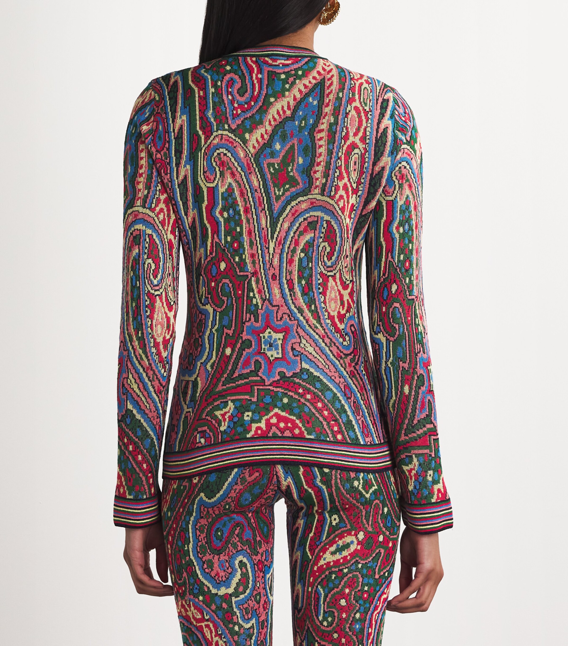 Etro Womens Paisley Sweater Image 4