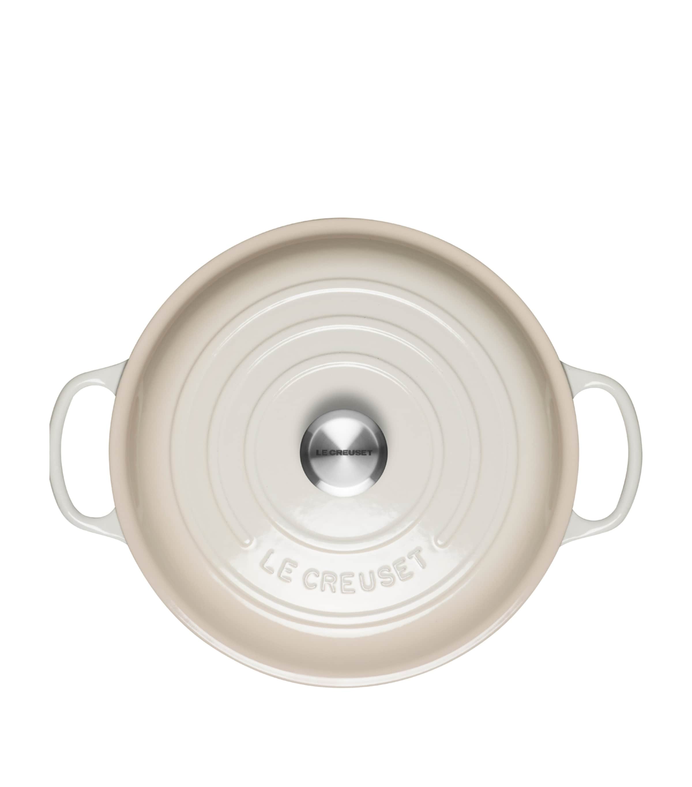 Cast Iron Shallow Casserole Dish (30cm) MERINGUE Image 4