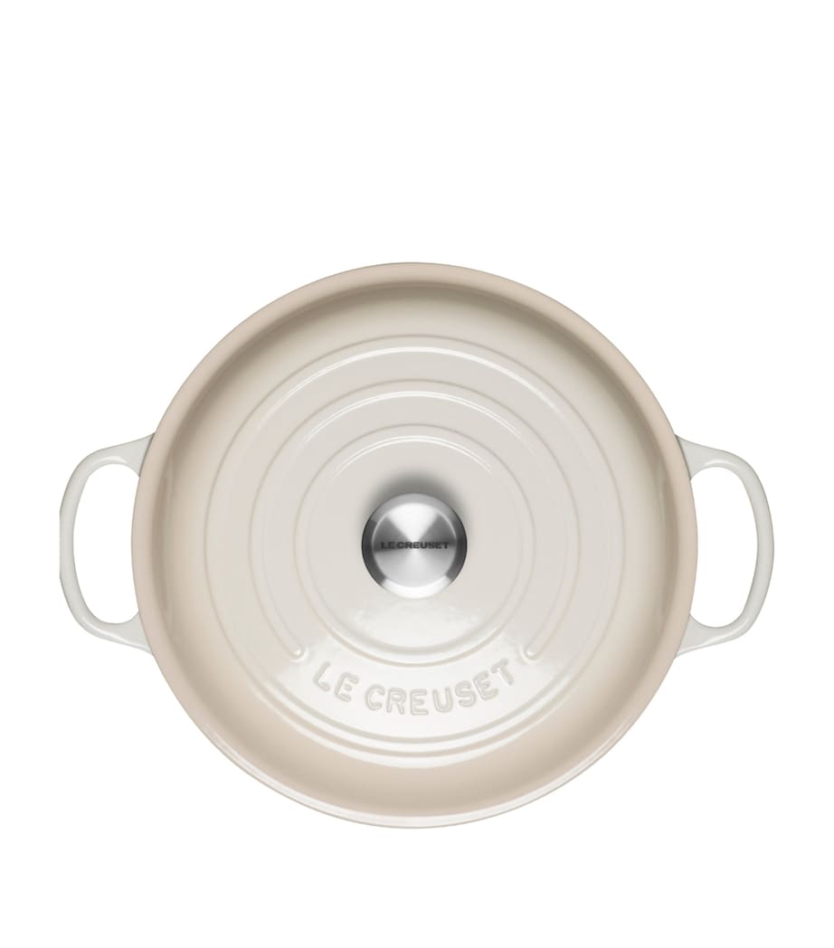 Cast Iron Shallow Casserole Dish (30cm) MERINGUE Image 4