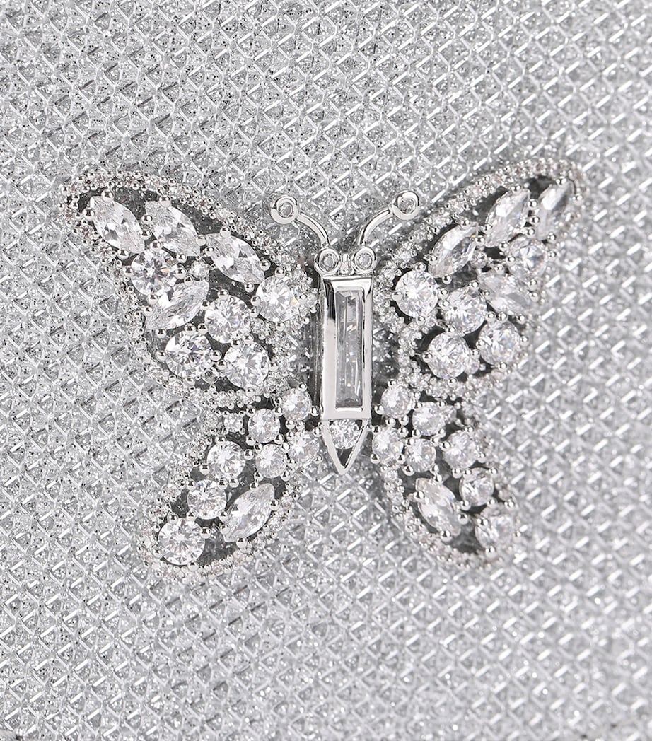 Aruna Seth Embellished Luna Cross-Body Bag Silver Image 4