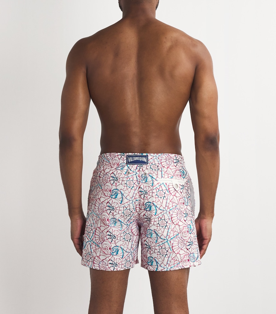 Embroidered-Shells Mistral Swim Shorts 010 WHITE Image 4