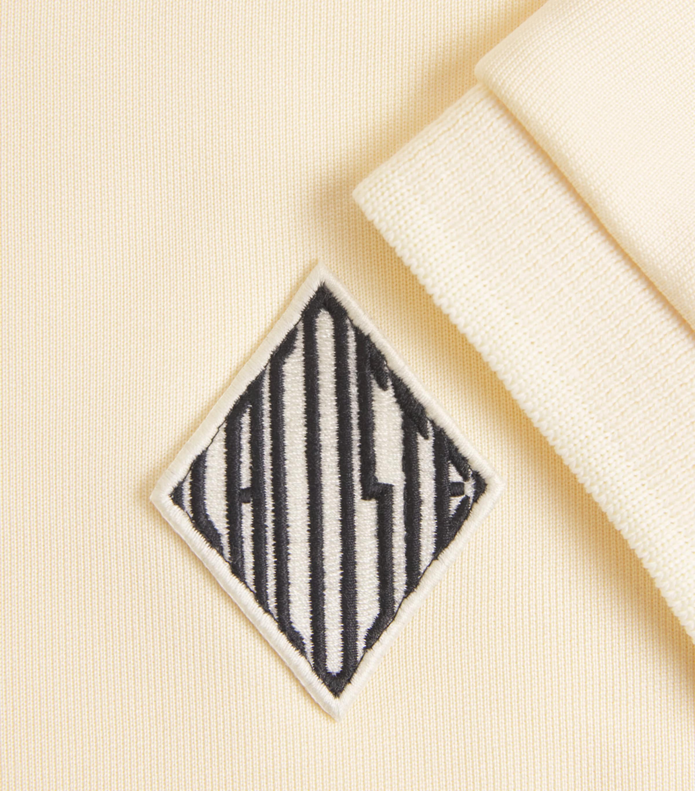 Lacoste Mens Jersey Open-Collar Polo Shirt Cream Image 6