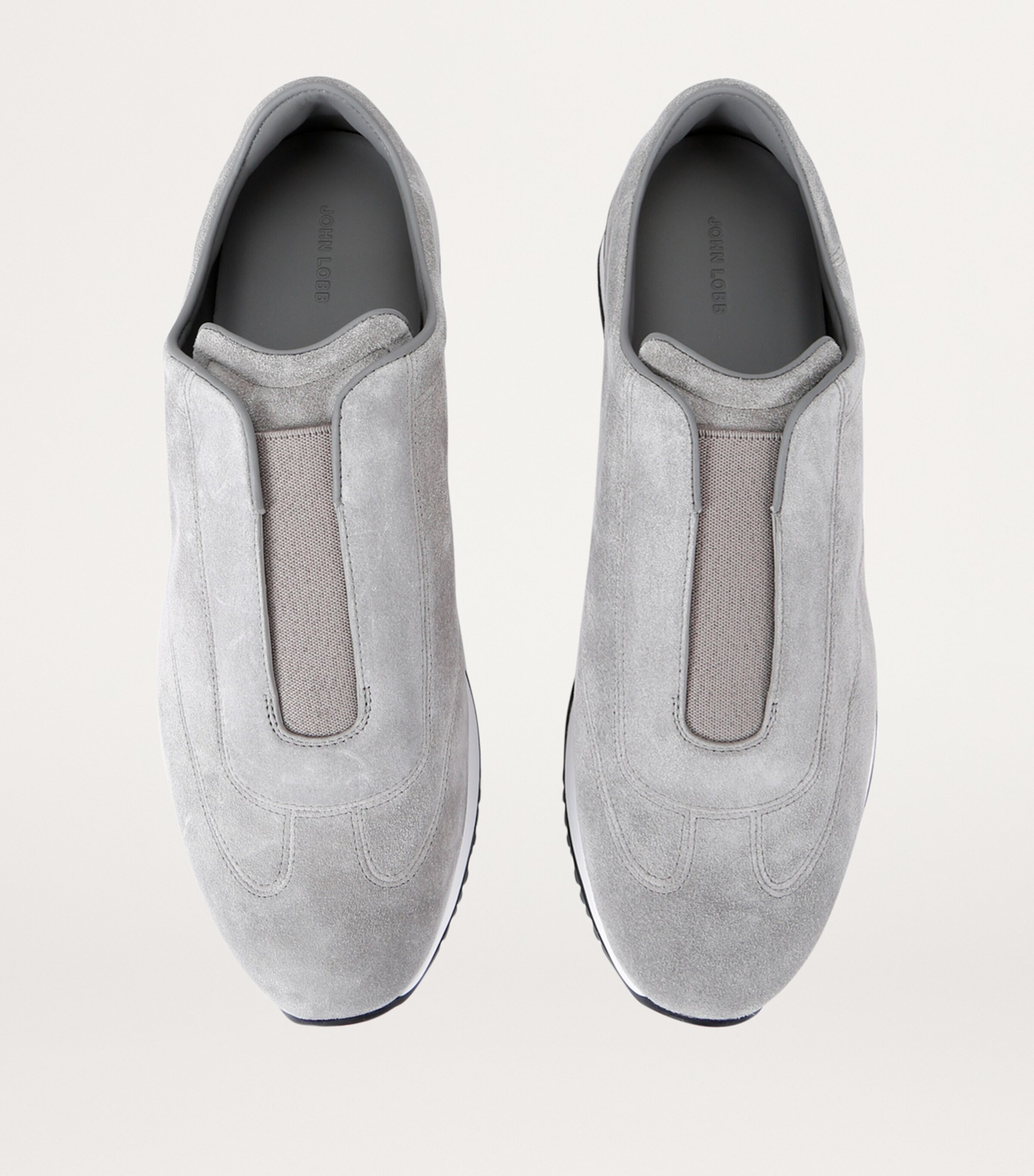 Suede Lift Slip-On Sneakers GREY/DARK Image 4