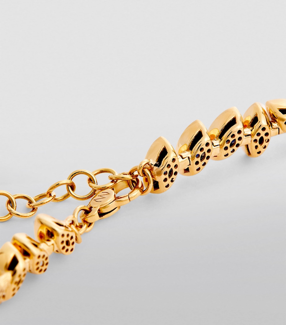 Yellow Gold Navette Choker Necklace YELLOW GOLD Image 5