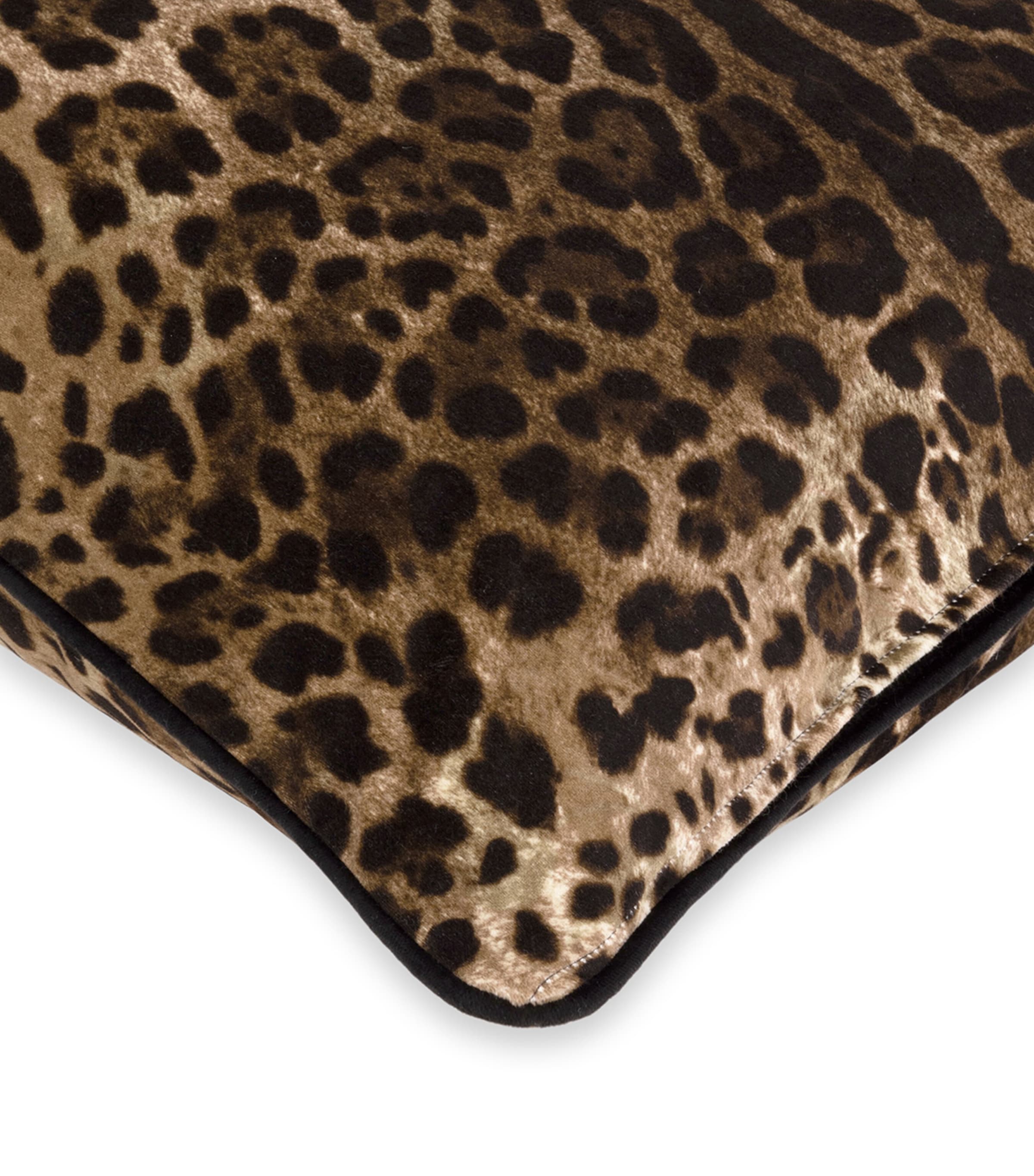 Cotton Leopard Cushion (60cm x 60cm) UL003 LEOPARDO Image 2