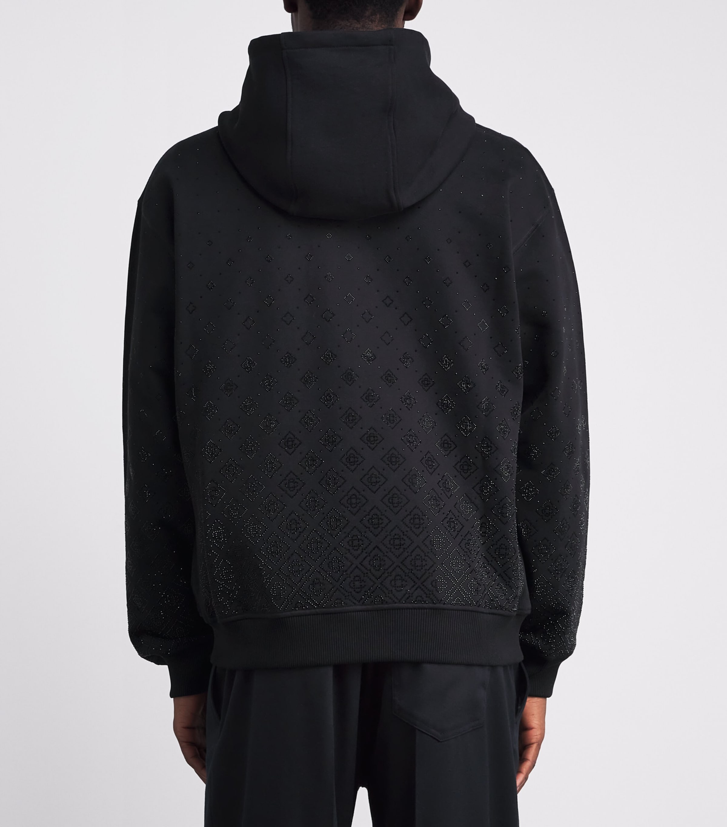 Crystal Monogram Zip-Up Hoodie CRYSTAL MONOGRAM Image 4