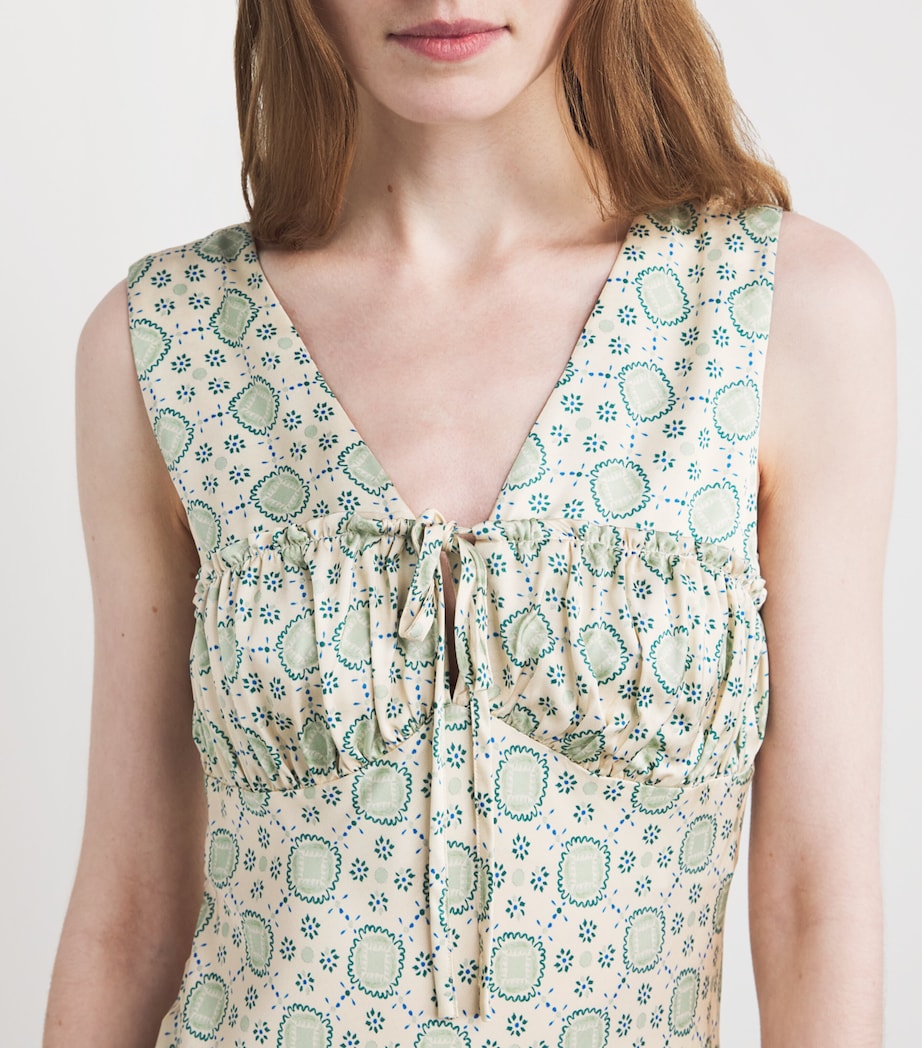 Claudie Pierlot Womens Printed Maxi Dress Light Print Image 3