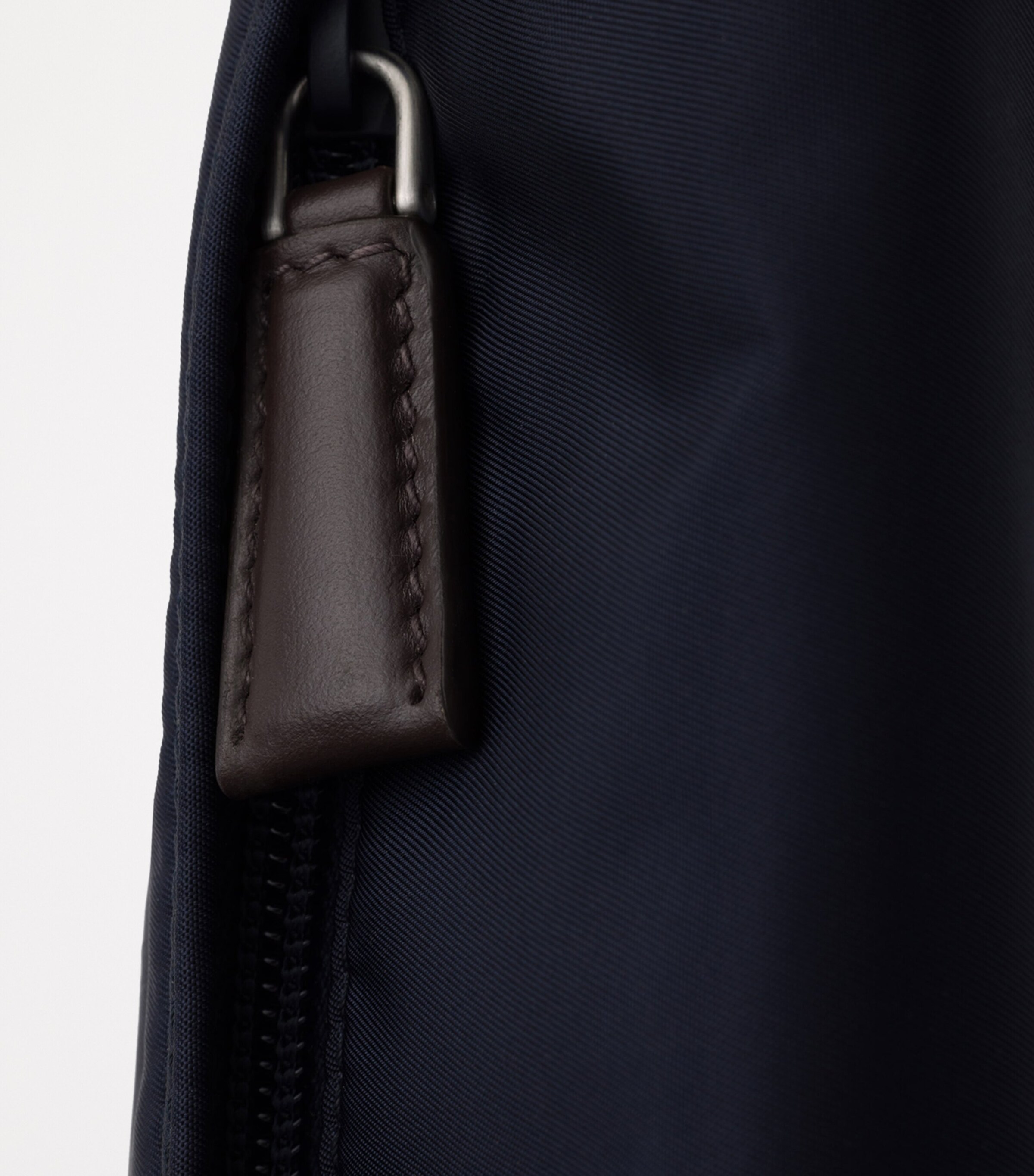 Small Re-Nylon and Leather Cross-Body Bag F0C1B Image 6