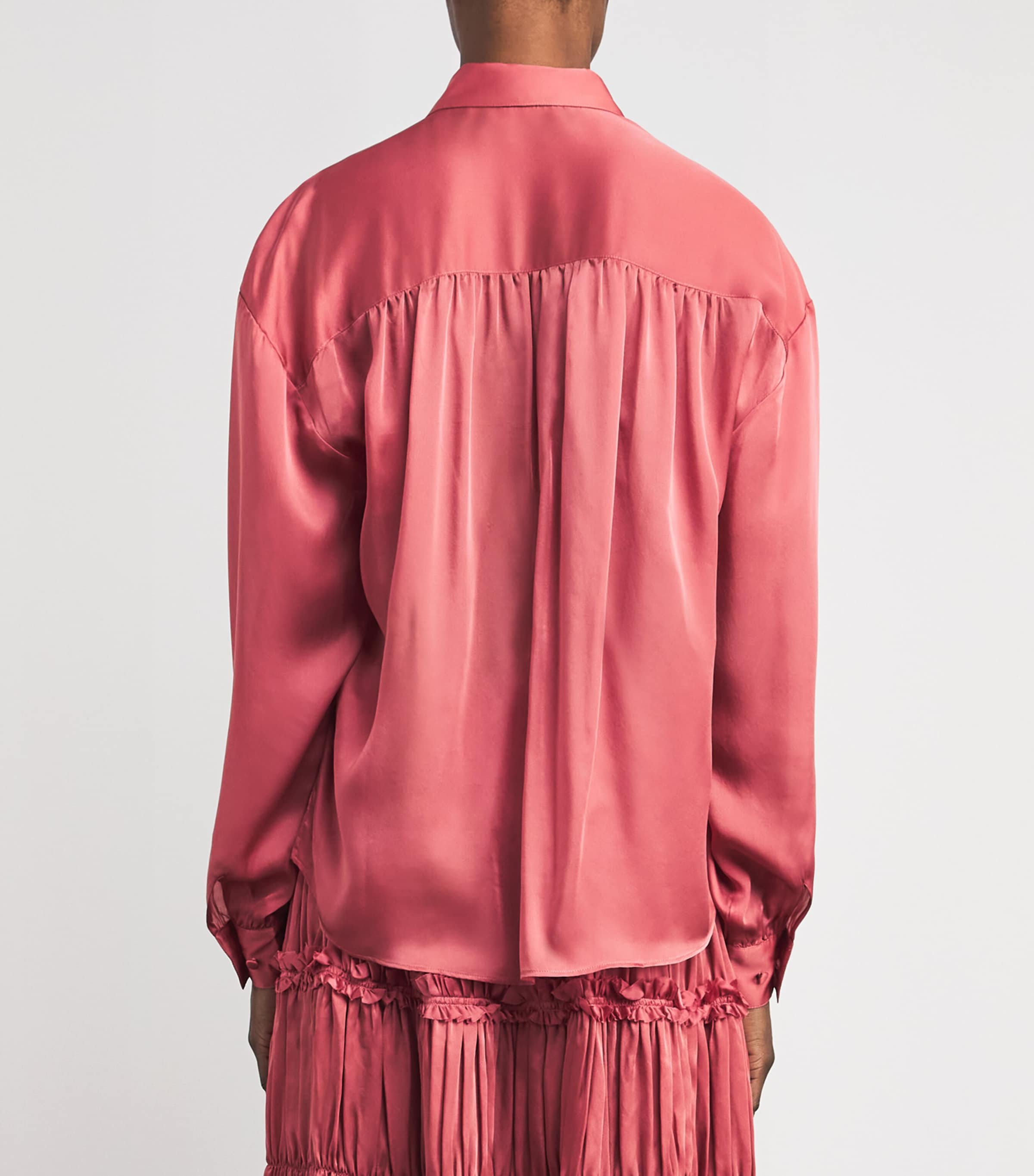 Silk Gesture Blouse ROSEWOOD Image 5