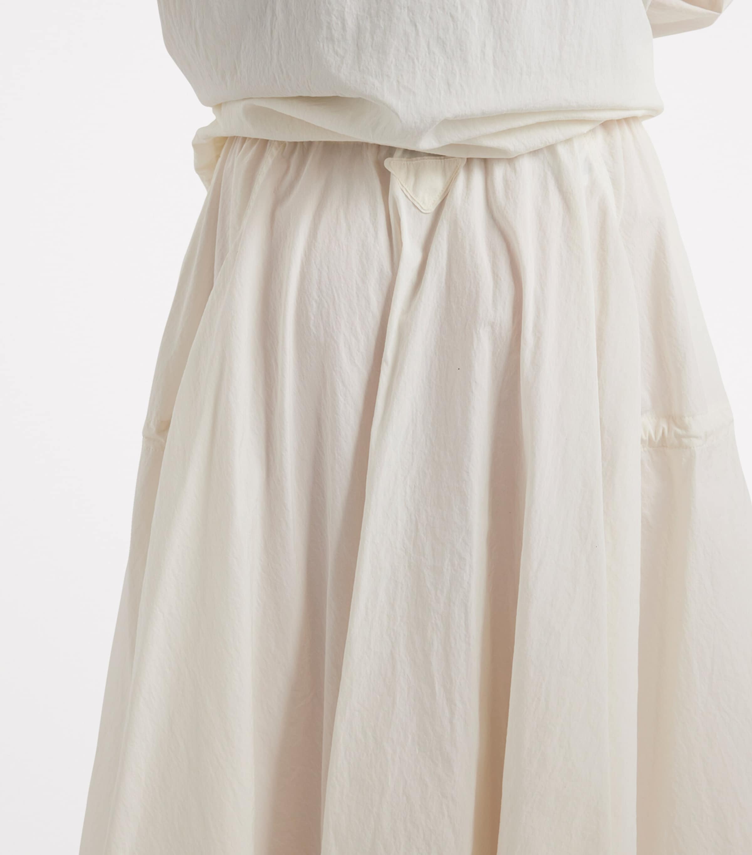 Cotton-Blend Midi Skirt F0304 Image 6