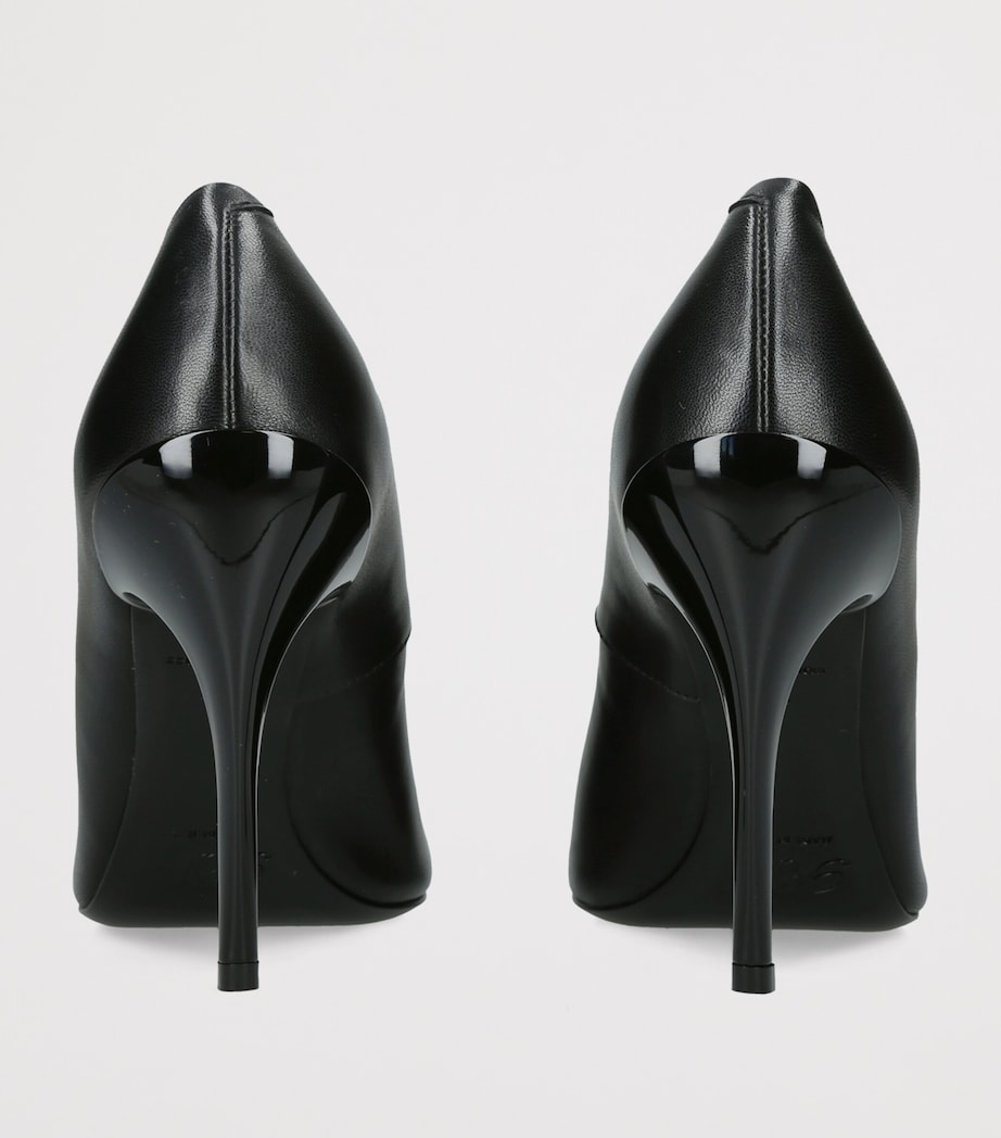 Roger Vivier Leather Choc Pumps 100 Black Image 4