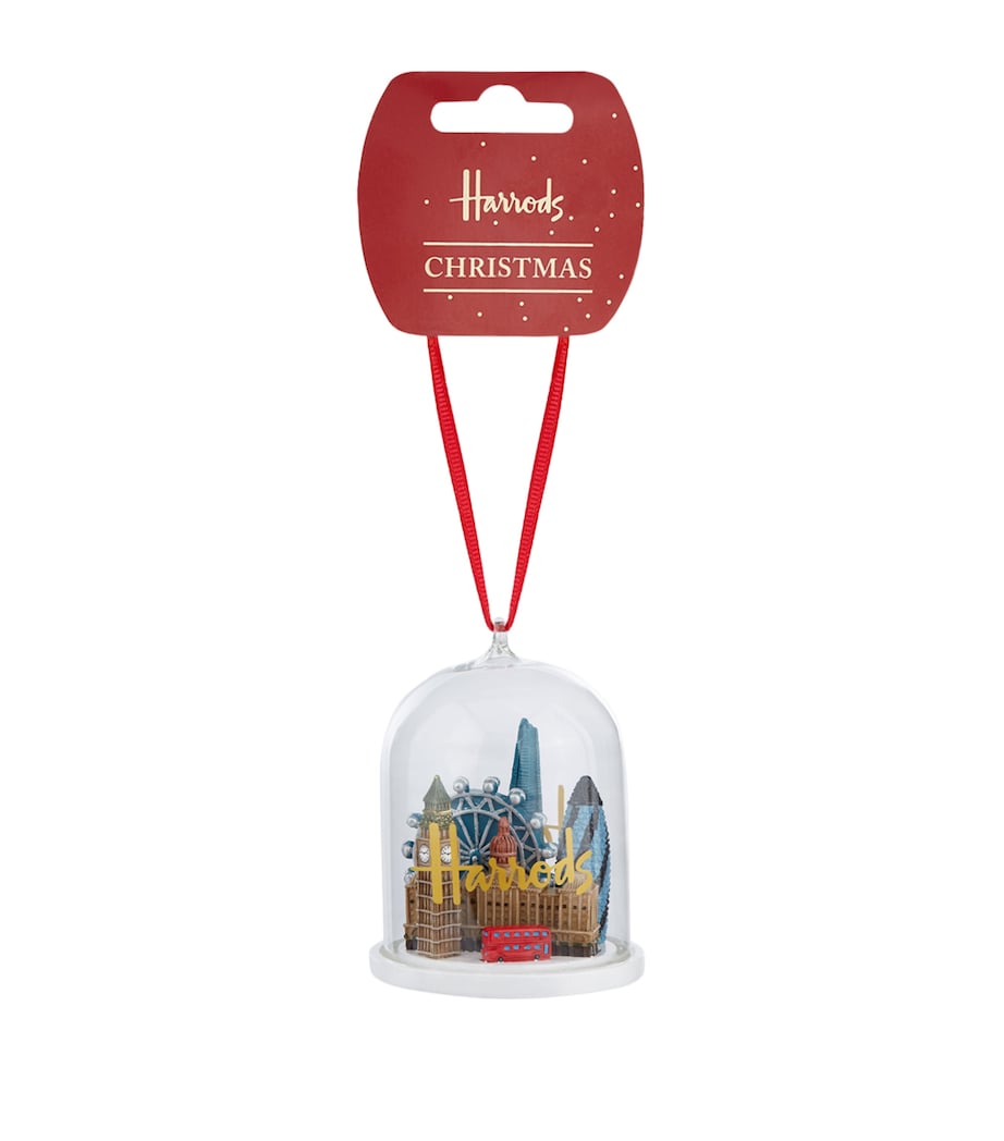 Glass London Skyline Dome Tree Decoration MULTI Image 1