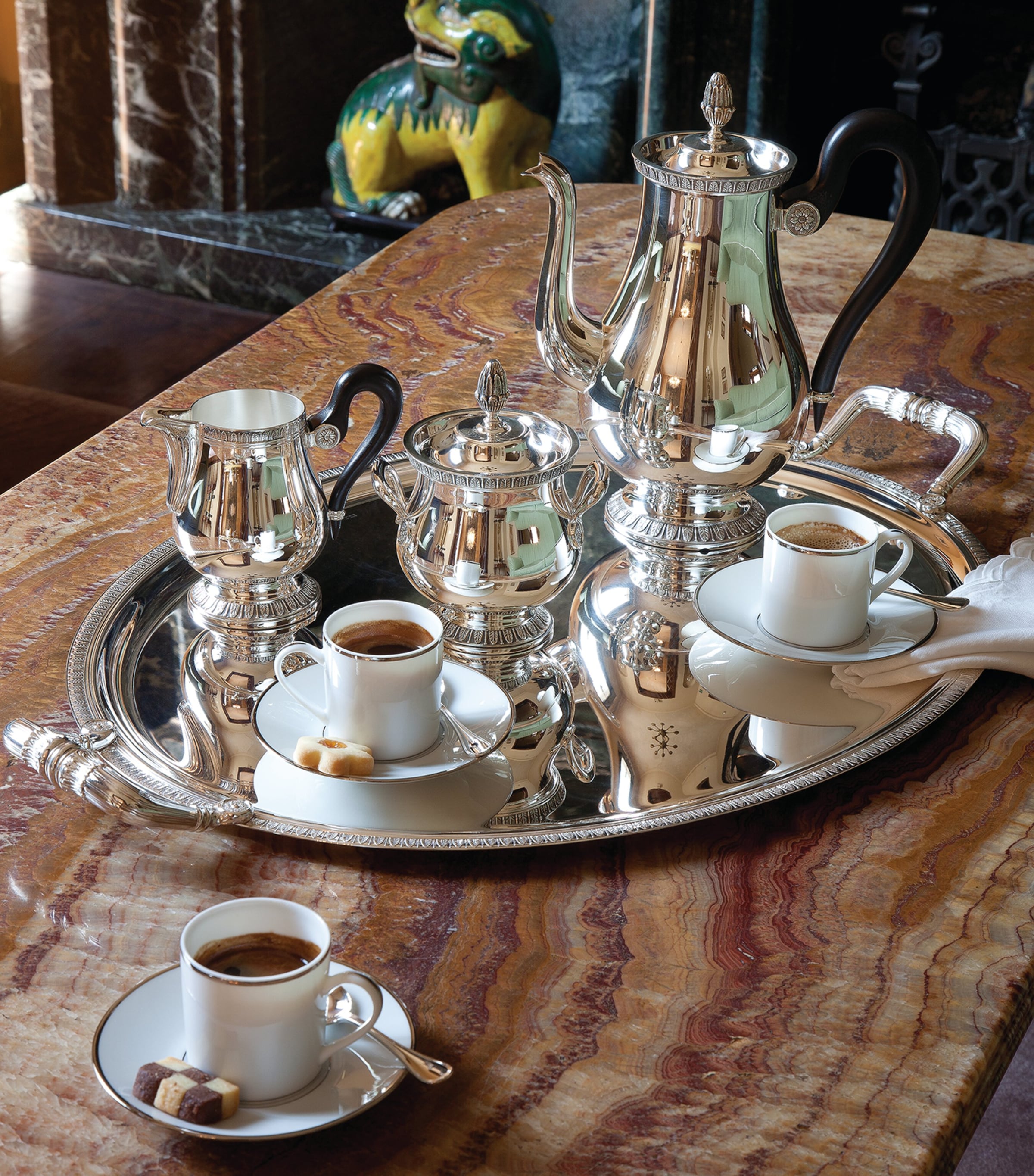 Silver-Plated Malmaison Covered Sugar Bowl SILVER Image 3