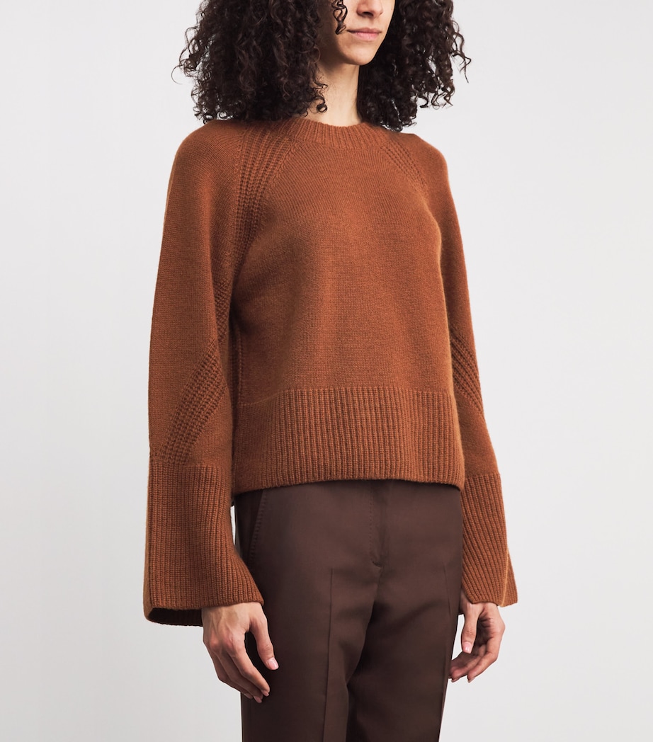 Cashmere Open Sweater CINNAMON Image 3