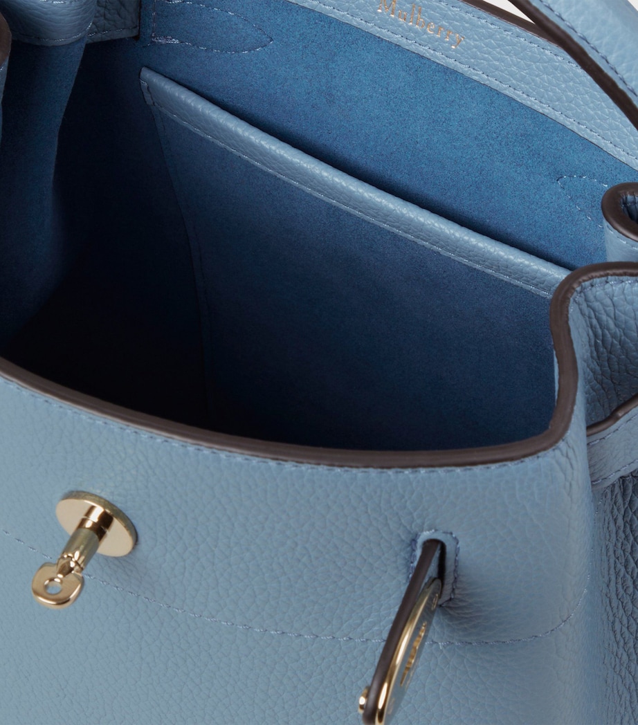 Leather Islington Bucket Bag BRIGHTON BLUE Image 4