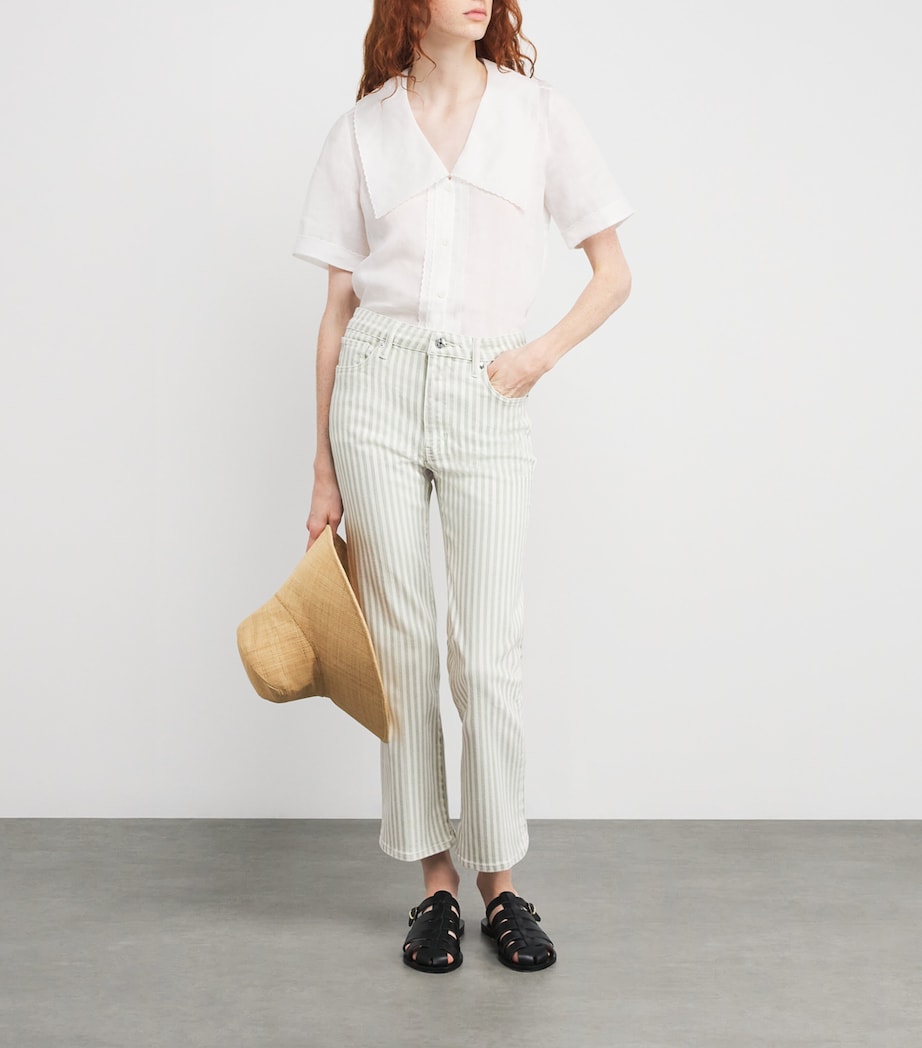 The Reboot Crop Jeans SEAMIST STRIPE Image 2