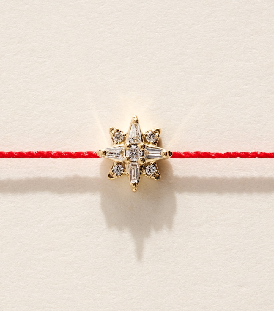 Redline Yellow Gold and Diamond Étoile Lunova Bracelet Red Image 3