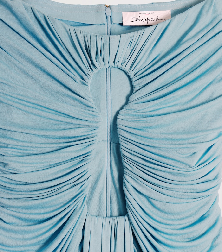 Keyhole Cut-Out Gown 702 LIGHT BLUE Image 7