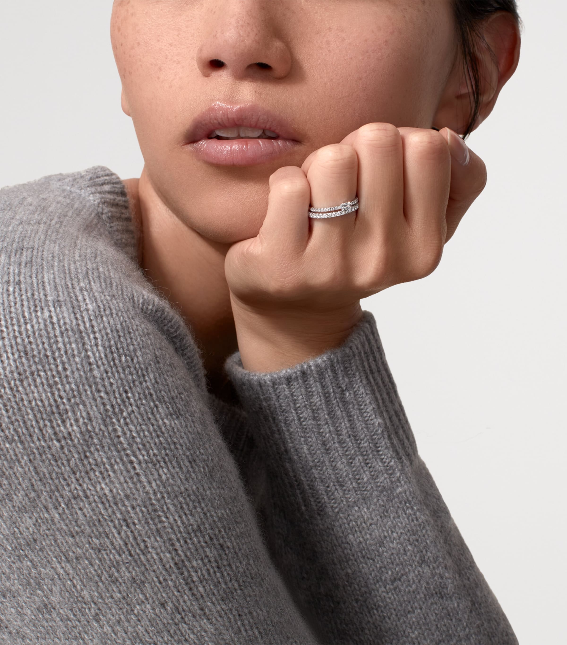 Cartier White Gold and Diamond Etincelle de Cartier Ring White Gold Image 4
