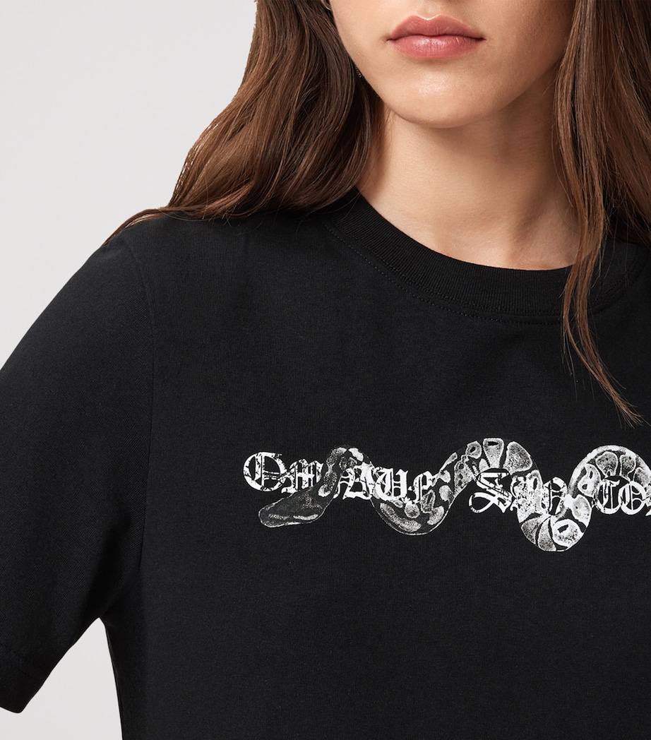 Organic Cotton Lisa T-Shirt BLACK Image 2