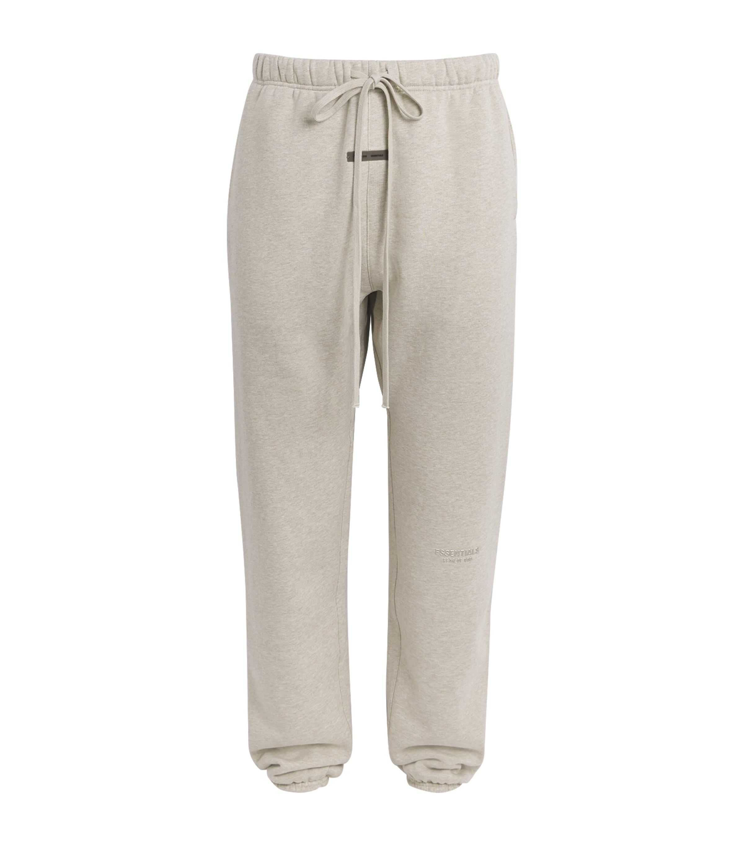 Essentials Cotton-blend Logo Sweatpants In Neutral